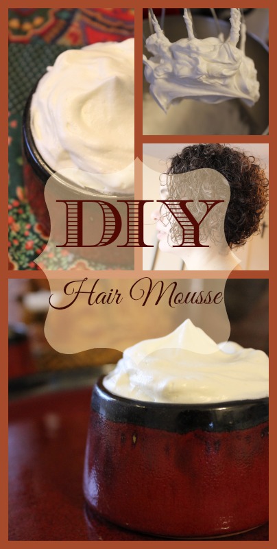 DIY Hair Mousse for Glossy, Healthy Curls | TheSweetPlantain.com