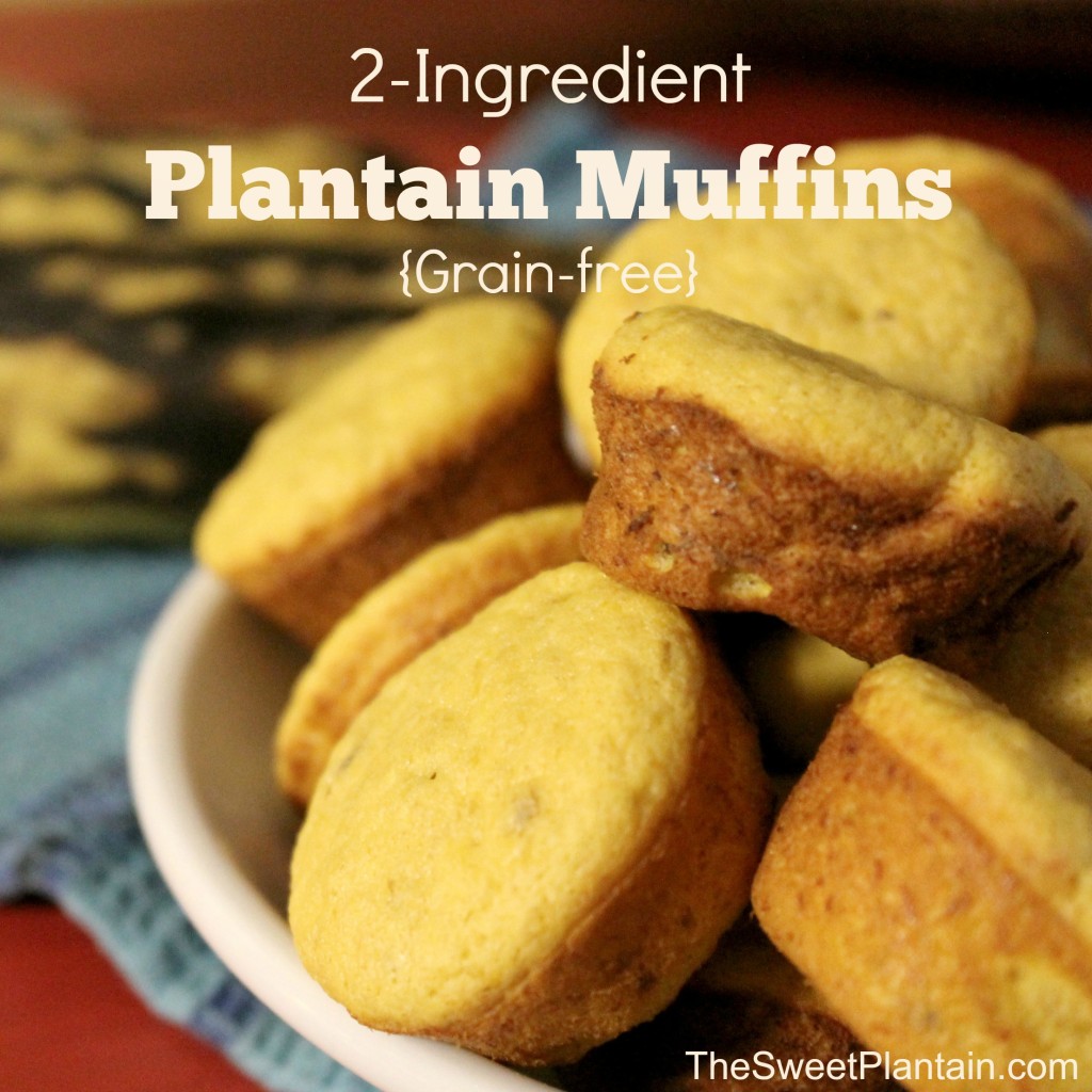You are currently viewing 2-Ingredient Plantain Muffins & Pancakes {Grain-free}