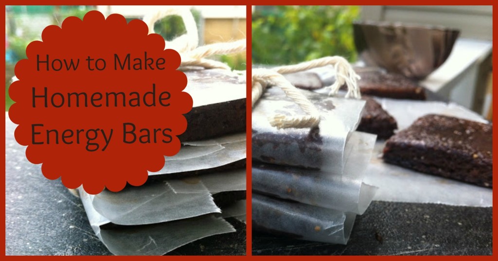 How to Make Homemade Energy Bars | TheSweetPlantain.com I love Larabars. If you haven’t been introduced to these fruit and nut bars, you’re missing out. You know all those bars you see in that section of your natural food store? All those bars that are masquerading as “healthy”, “natural”, and “good for you”? Most are chock full of sugar, soy, and other kind of shocking ingredients. Mainly soy. I really, really dislike soy. Did you know that? It still continues to shock me that they still carry that stuff in health food stores. If you’re wondering why, look here. Anyhow, Larabars are totally free of anything yucky. They are exactly what you are looking for when you head to that section of the store. Unfortunately, they pack a bit of a punch to the ol’ pocketbook. In other words, they’re a little pricey. How to Make Homemade Energy Bars | TheSweetPlantain.com Not that I blame them…after all, a business has to make a living. But I had to break the code, otherwise I just wouldn’t be able to enjoy the chewy, sweet bars that I love so much. And now that I’ve unearthed the magical formula, I can make my own delicious, healthy little energy bars at a fraction of the price and with my own unique stamp of flavor! It’s so simple to do – just the right ratio of fruit to nuts and whatever add-ins you want – which is nice, because you can use what you’ve got in your pantry! Assuming, of course, you have fruits in nuts in your pantry. Which I hope you do, ’cause you’re about to use them. The Ratio: 1 c. Nuts : 2 c. Dried Fruit : Add-ins Add-ins: Cocoa (up to 1/4 c.) Citrus Zest Spices (up to 2 t.): cinnamon, coriander, ginger, nutmeg Flavor Extracts (1 t.): vanilla, almond, etc. These are typical add-ins that I use, but feel free to get creative (and share your add-ins in the comments!). The Process: Put the nuts in a food processor and grind until it’s the consistency of cornmeal. You can set them aside while you process the fruit or leave them in for a chunkier texture. Put the fruit in the processor and puree until completely smooth, or until it’s just come together into a ball (really it just depends on what sort of consistency you want your bar to have). Add the nuts back in if you had set them aside, put in your add-ins, and process until its all combined. Line an 8″ square baking dish (or equivalent) with parchment or wax paper, leaving a few inches of paper hanging over either side. Spoon the fruit mixture onto the parchment and flatten – either with slightly damp hands, or by pressing down with the overhanging paper. Cover with plastic wrap, and place in the refrigerator for a few hours until hardened. Place the hardened mixture on a cutting board and peel off the paper. Cut into bars of desired size. Wrap individually in parchment, or put in an airtight container with parchment between layers of bars.